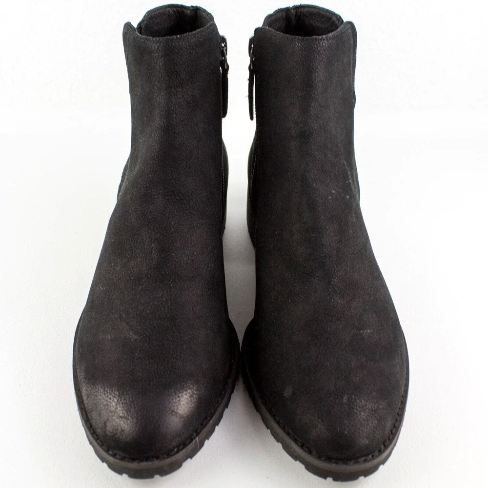 Caslon Ollie Water Resistant Nubuck Leather Ankle Boots Womens SIZE 6.5 - Picture 2 of 5